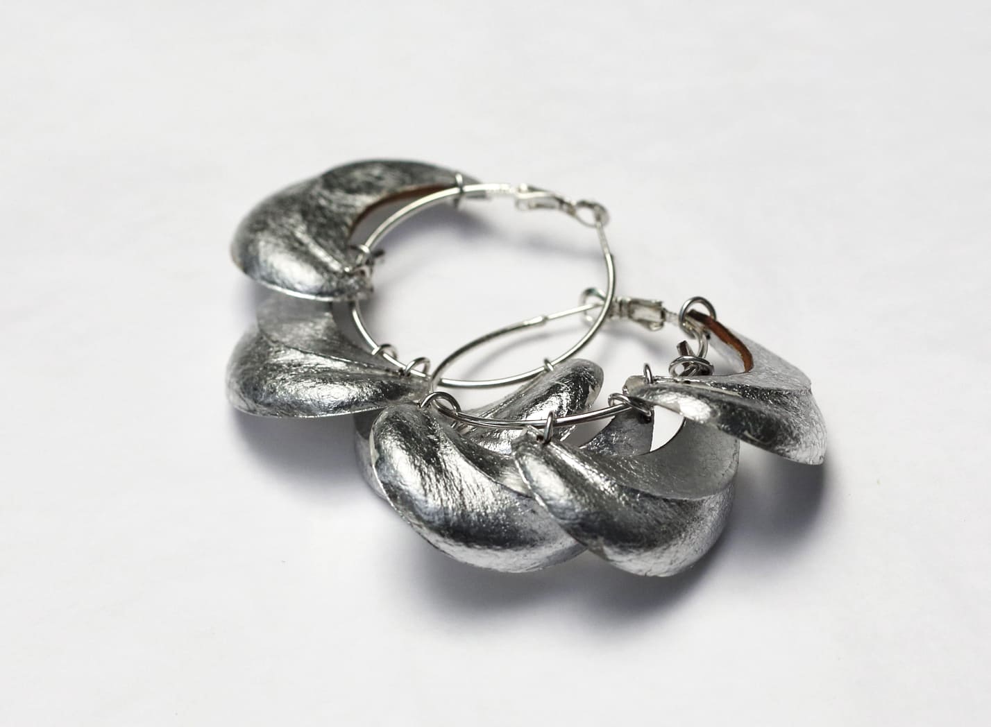 Hura crepitans et feuilles d'argent